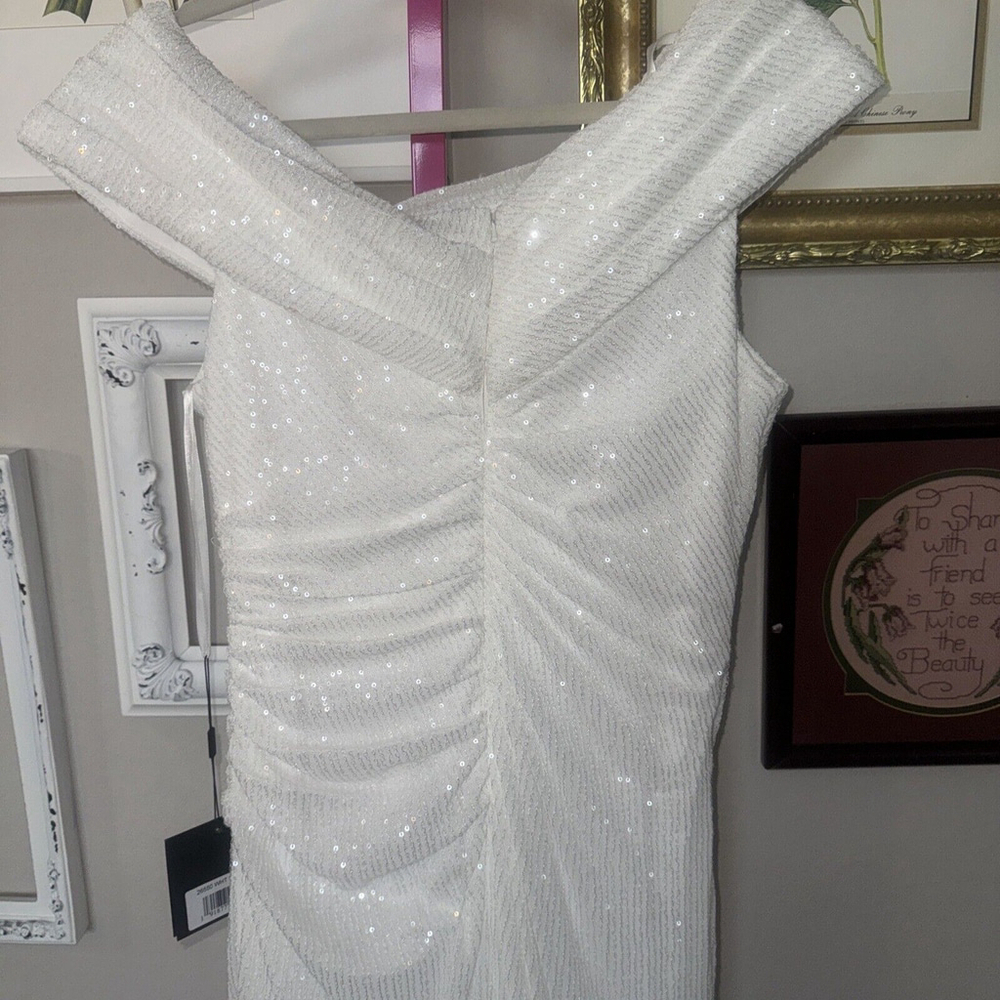 NEW IEENA for MAC DUGGAL Ruched OneShoulder Trumpet GOWN Size 10 $358 NORDSTROM - Picture 9 of 13